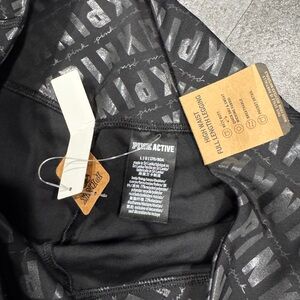 Victoria's Secret Pink Black Leggings